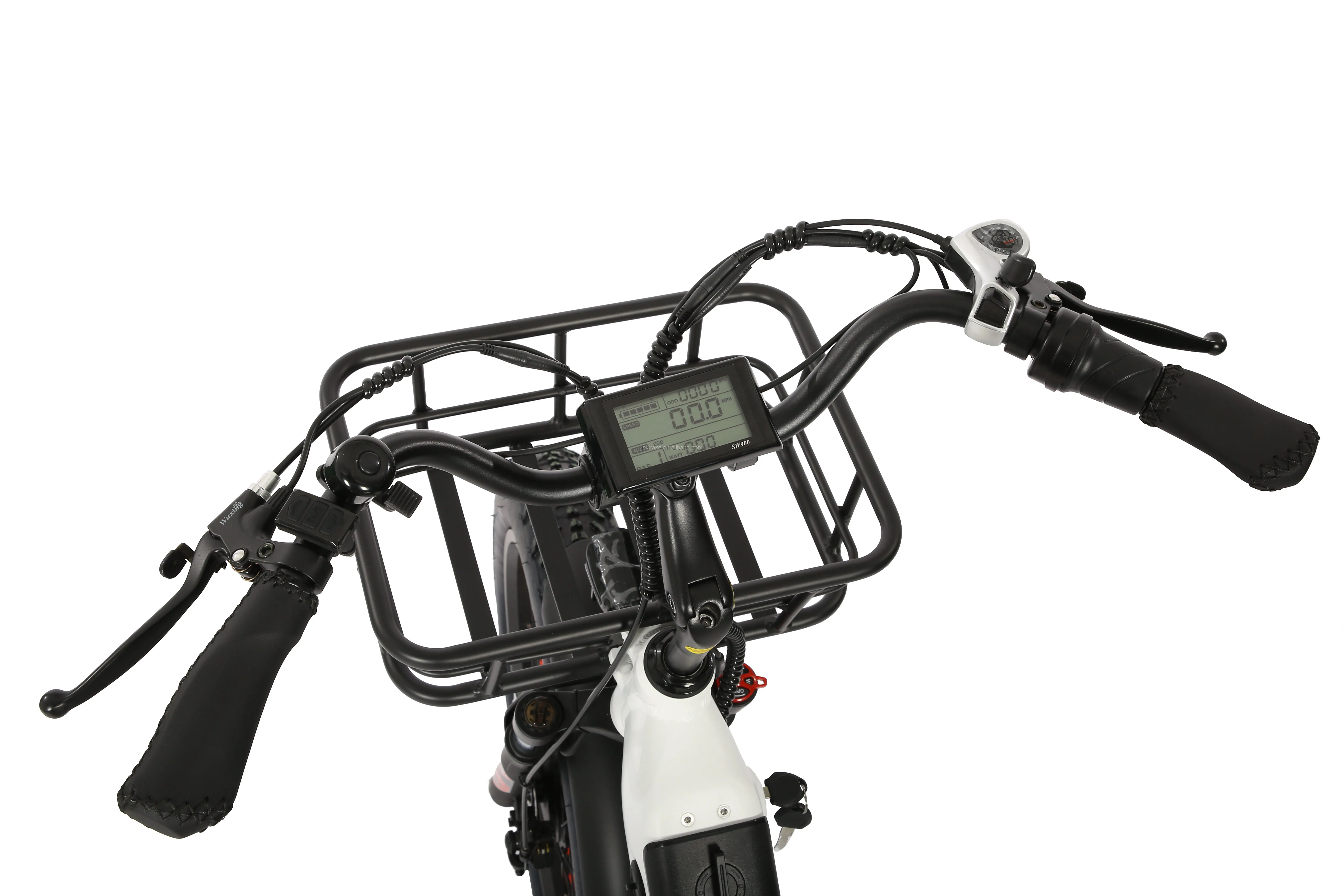 factory low price folding etrike long range family city ebike cargo bike full suspension mini ebike 3 wheels with rear basket