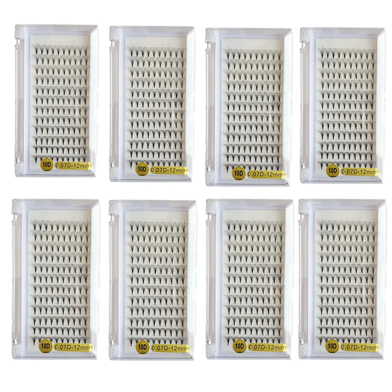 Pointy Base Superroot  Premade Fan Eyelash Extension Synthetic Hair Natural Long Hand Made Lashes Private Label Wholesale