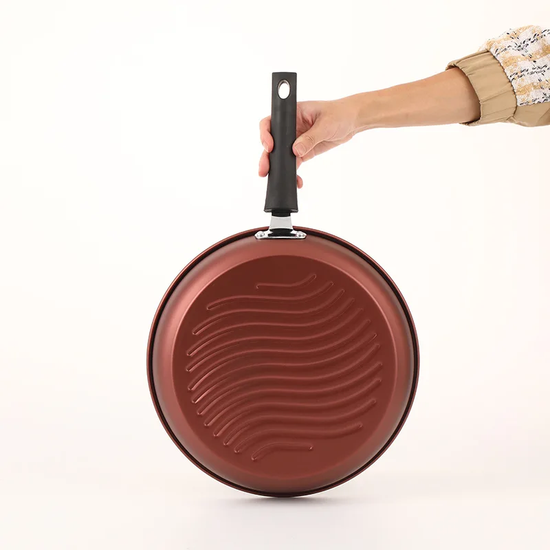 26/30/32CM Non-Stick Frying Pan Induction Maifan stone Coating Iron Frying Pan
