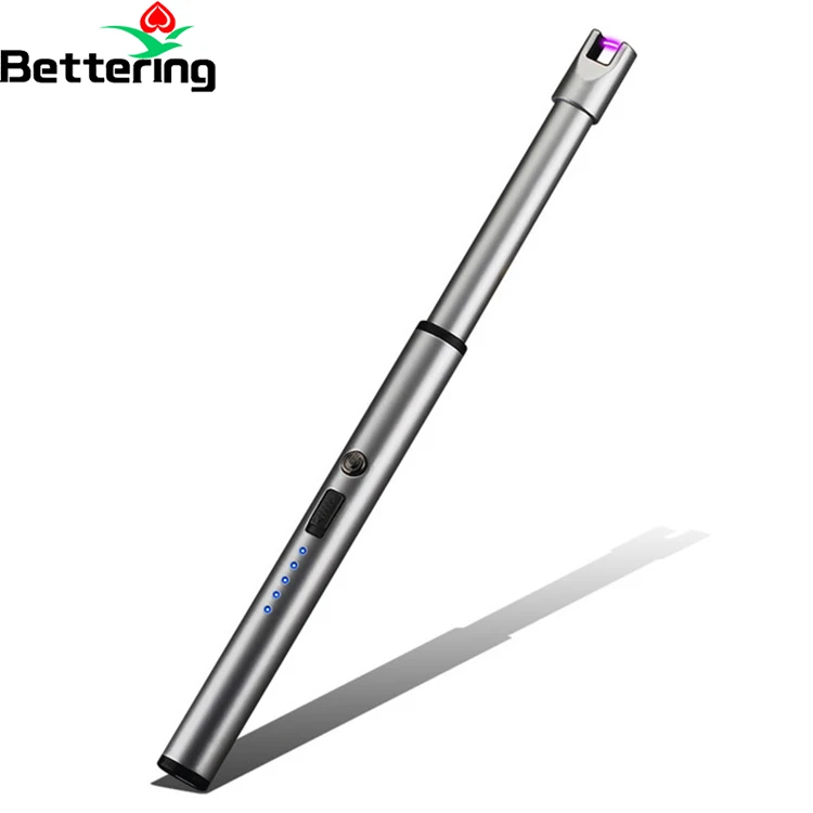 wholesale supplier cheap outdoor kitchen gifts windproof bbq charcoal candle usb rechargeable electric lighter no gas electronic