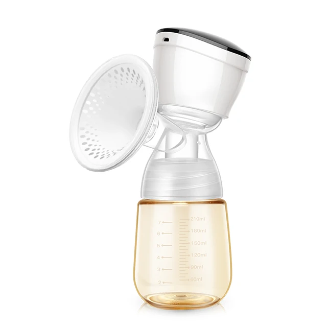 YOUHA Factory Customized Electric Breast Pump Suction Portable Food Grade Soft Silicone with PP Milk Bottle Baby Breastfeeding