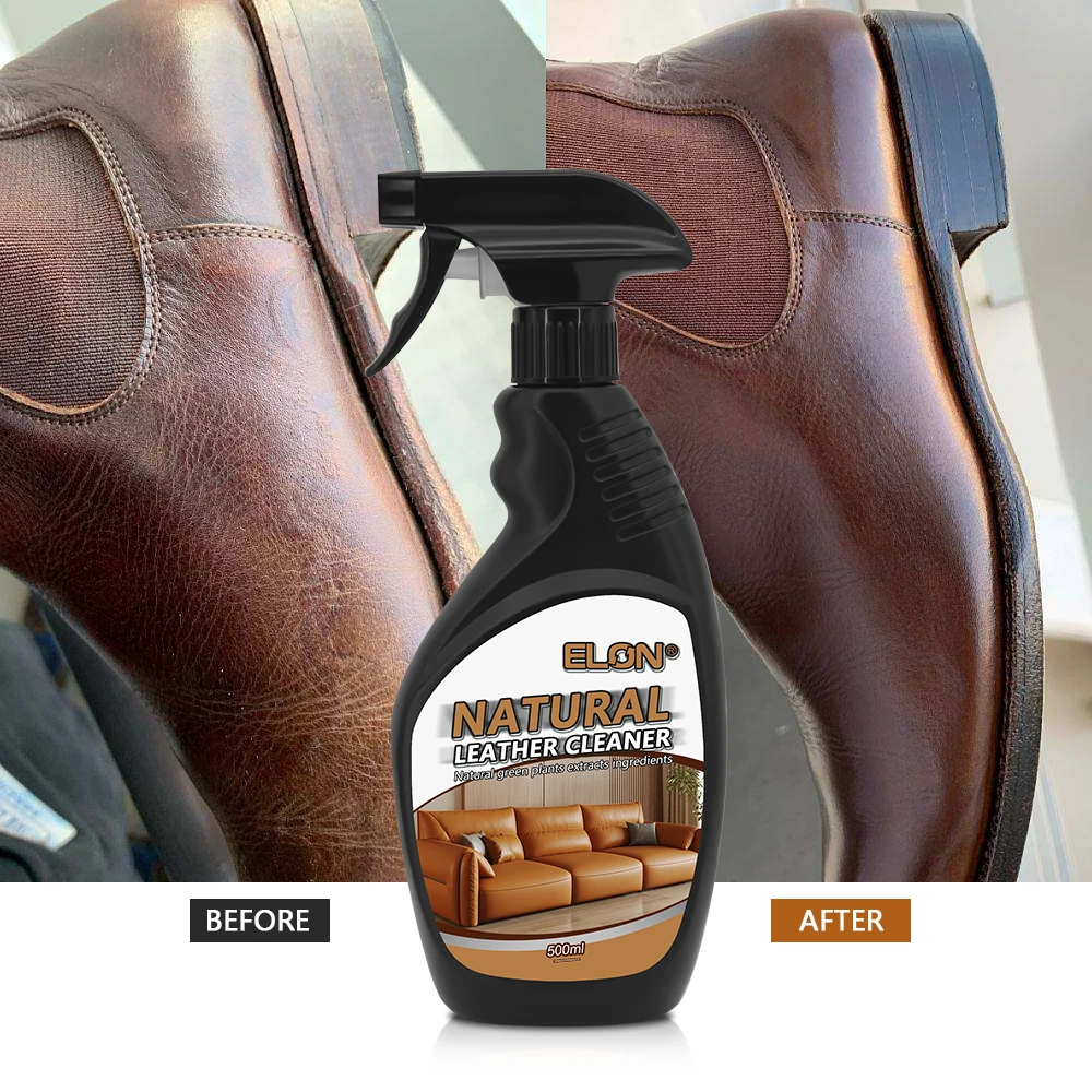 Customized Logo Best Car Seat Leather Cleaner 500ml Automotive Natural Leather Cleaner For Couch handbag leather cleaner