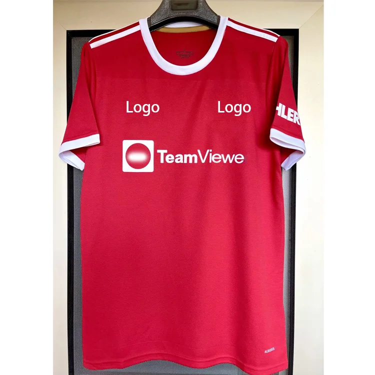 
21/22 Top thai quality manchester soccer jersey football club fans 2021 to 2022 new soccer t shirt 