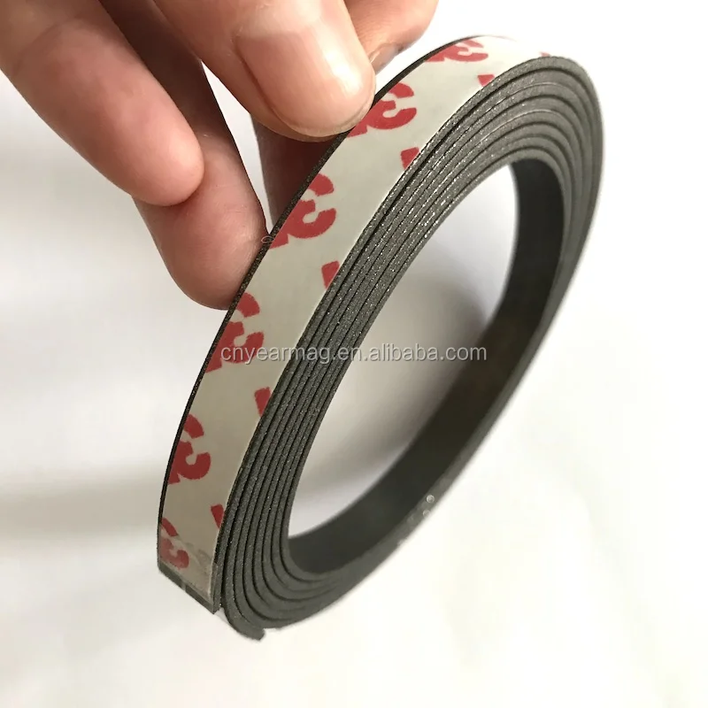 Super Strong Soft Flexible Neodymium Magnet with 3M Adhesive Tape