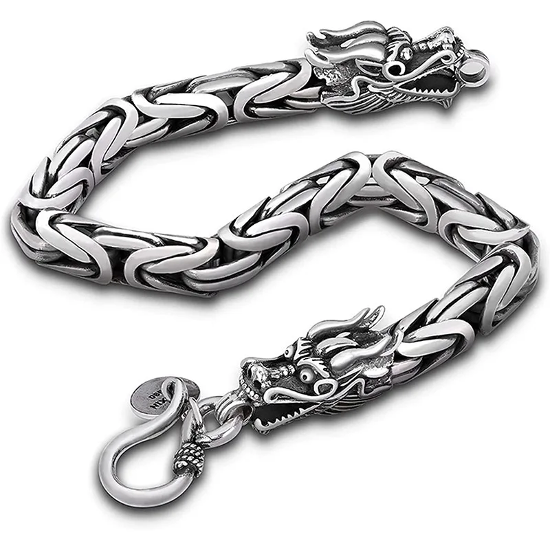 LC20240301 wholesale fashion latest Chinese dragon year charm bracelet jewelry for men