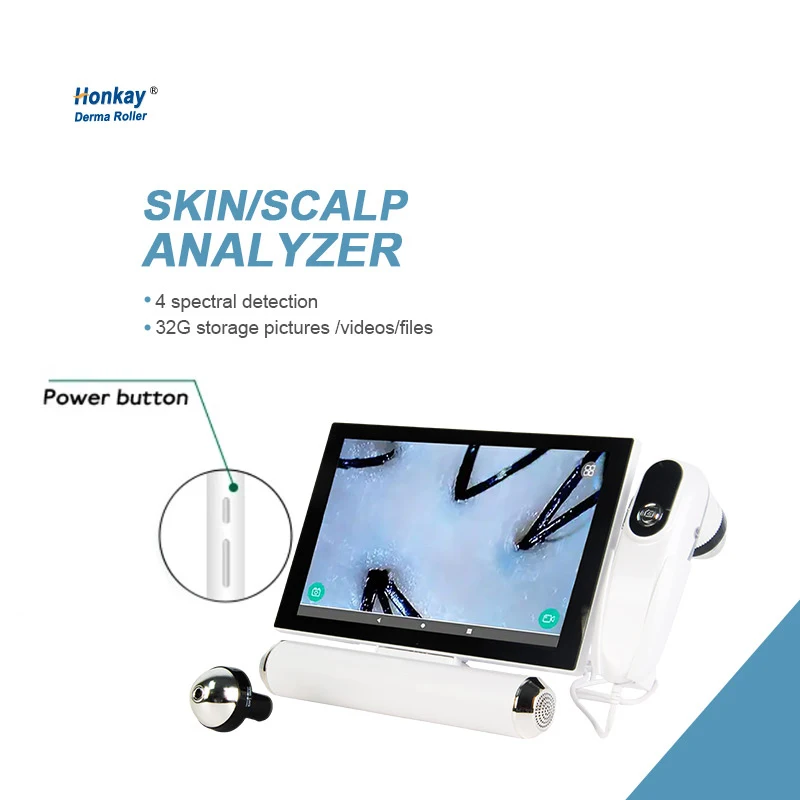 Beauty Skin Hair Scalp Analysis Hair Follicle detector Wireless WiFi Skin Scalp Analyzer Machine