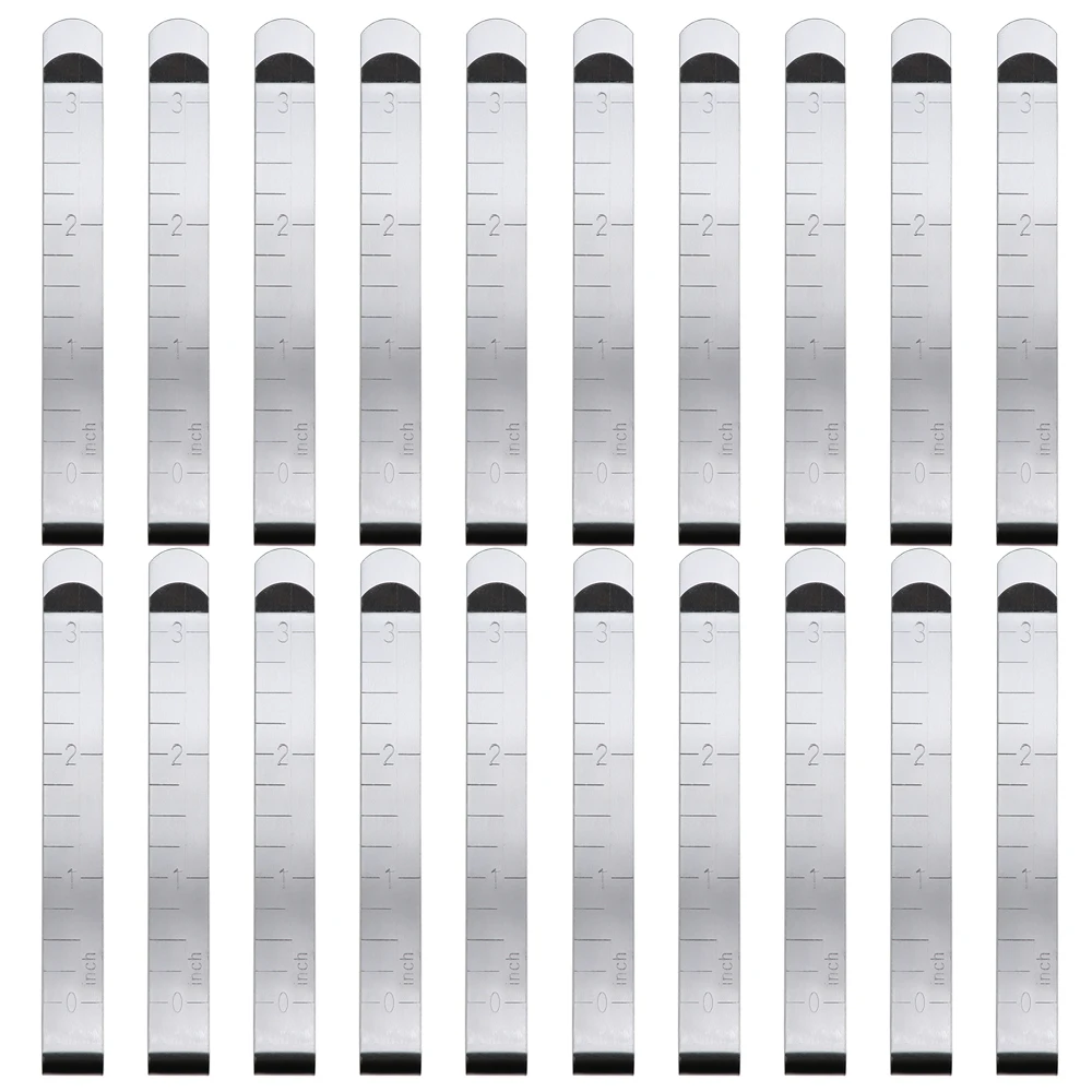Metal Sewing Crimping Clip Stainless Steel Hemming Clips With Built-in Ruler Cloth Measurement Ruler