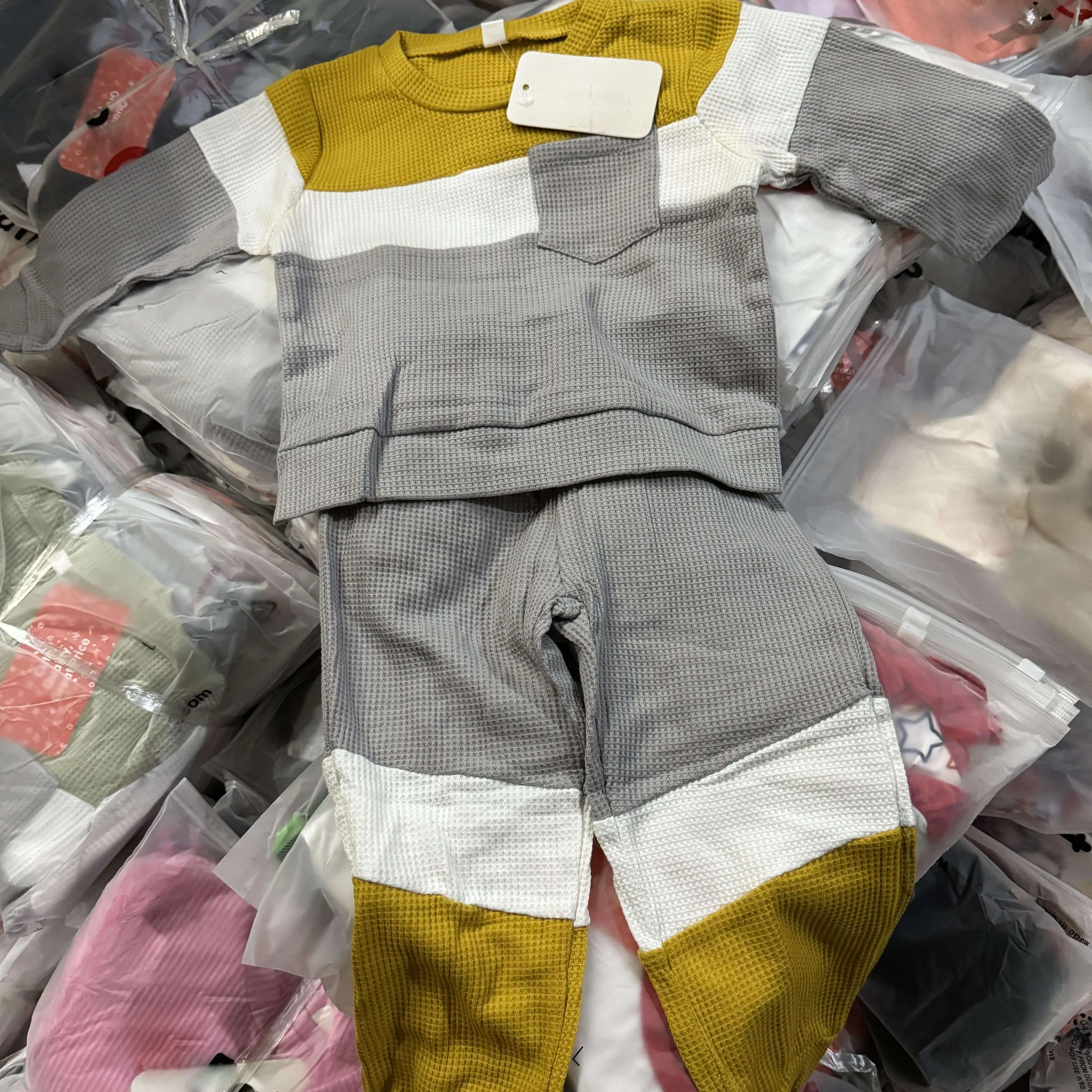 Clothing Wholesale Kids Sets Wear Brand New Suppliers Ropa De Ninos Children Wear Boy Girls Baby Clothes Bales