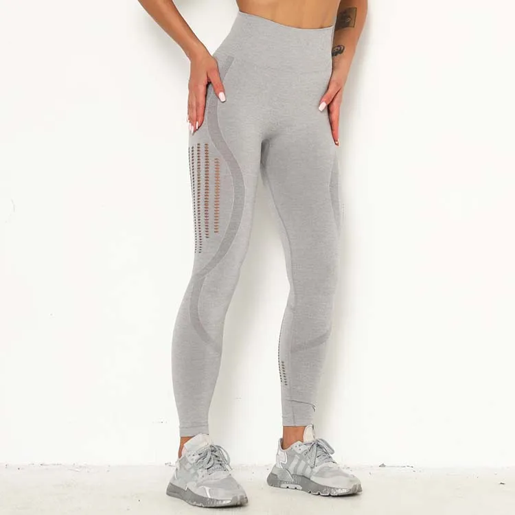 
Gym Hip Fitness Good Fit Pants Elastic Tight Yoga Pants Leggings Quick Dry Sweat Absorbent Breathable Sports Trousers 