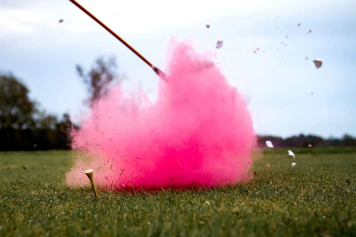 Heyha Baby Gender Reveal Exploding Golf Balls Pink and Blue Set for Boy or Girl Gender Reveal Party