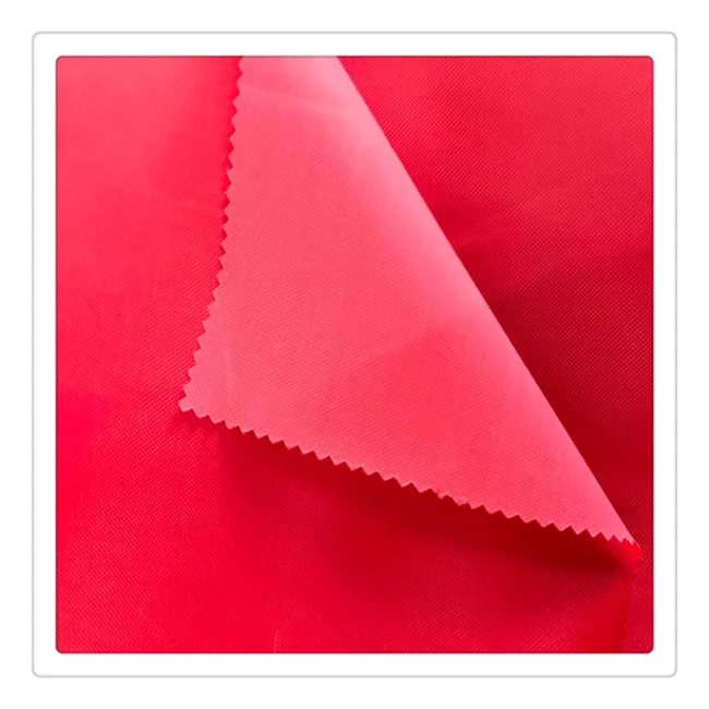 420D polyester oxford fabric waterproof with PU coated plastic bottle fabric
