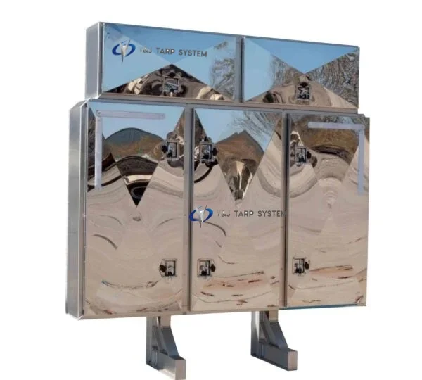 High Quality Five Door Mirror Surface Aluminum Headache Rack Cab Guard Racks Vaulted Enclosure