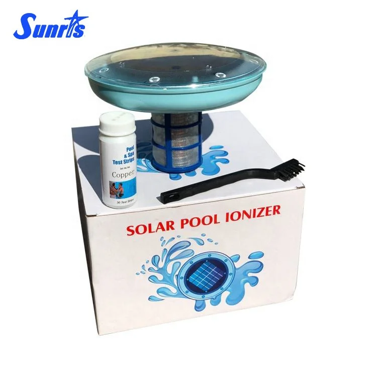 Sunray High Efficiency Chlorine Reduce Copper Portable Solar Pool Water Ionizer for Swimming Pool