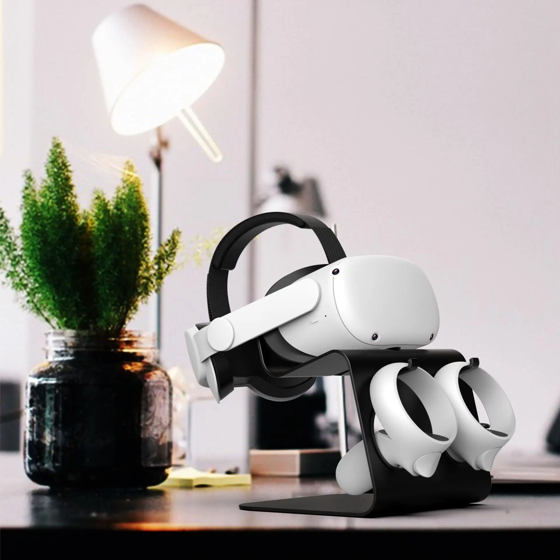 VR display bracket stand aluminum alloy wireless glasses VR all-in-one desktop display placement bracket for Oculus Quest 2