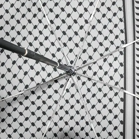 Flying Bird Peace Symbol Compact Travel Lightweight Folding Umbrella Windproof Automatic Palestine Umbrella