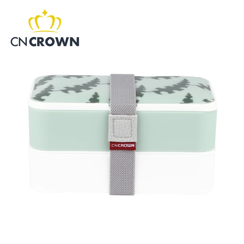 Best seller double layers lunch box air tight lunch box recyclable bento box