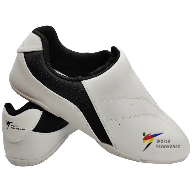 Sample free shipping Woosung Wholesale hot sale cheap wrestling  judo karate taekwondo pu shoe