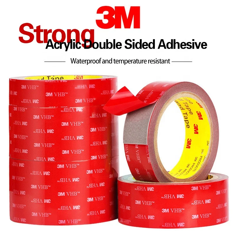  Car Special Double sided Tape 3M 5608 VHB Gray Strong Acrylic Foam 0.8mm Thickness Face Adhesive Wall