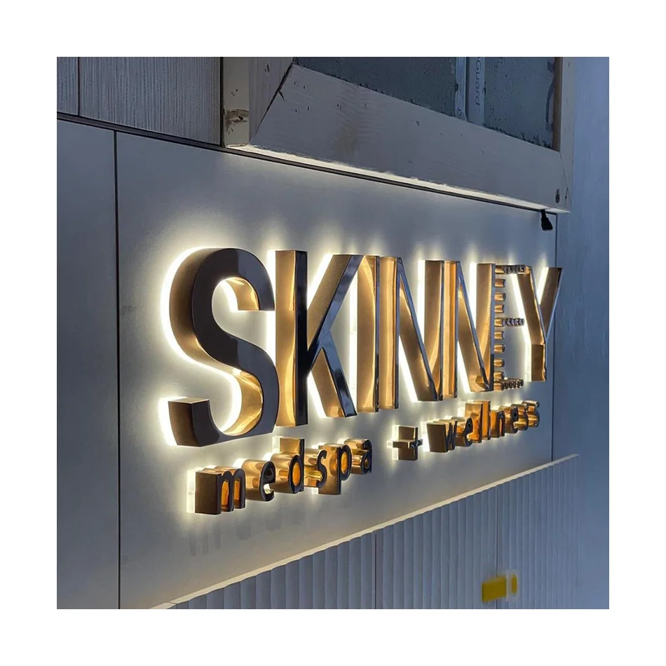 Wholesale Customization Led Channel Letters led illuminated led business signs custom company logo design