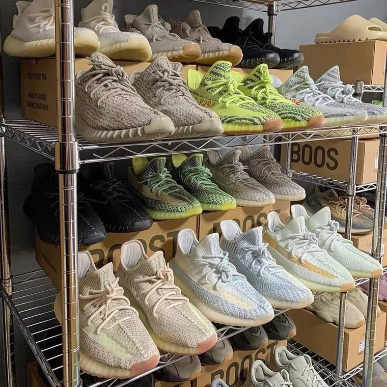 Высококачественные оригинальные дизайнерские Светоотражающие кроссовки Yeezy по оптовой цене V2 Yezzy 350 повседневная спортивная обувь для
