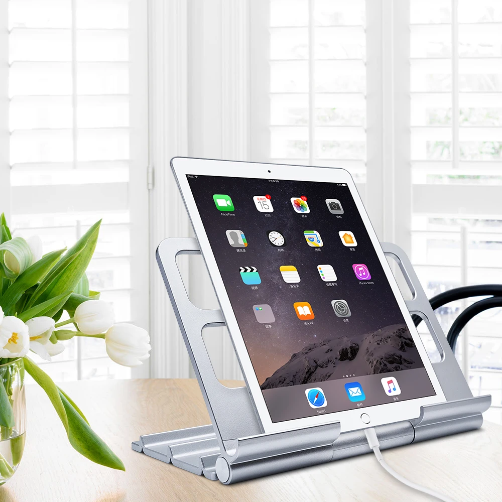 Factory Price Adjustable foldable Multifunctional Portable Desktop Storage Holder plastic laptop stand