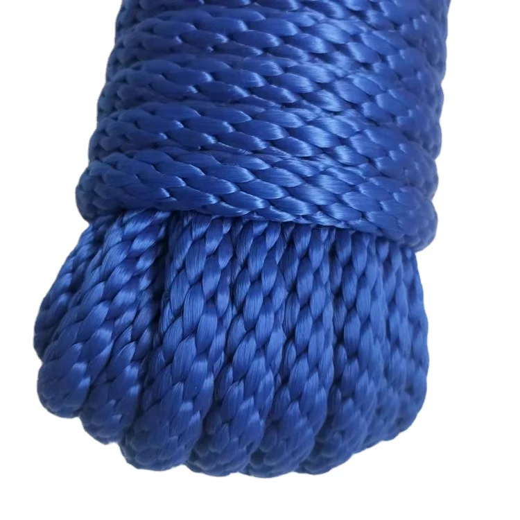 Company Manufacturing Garden Tools Rope 8mm Custom Polyethylene Cord Braided PP Solid Rope