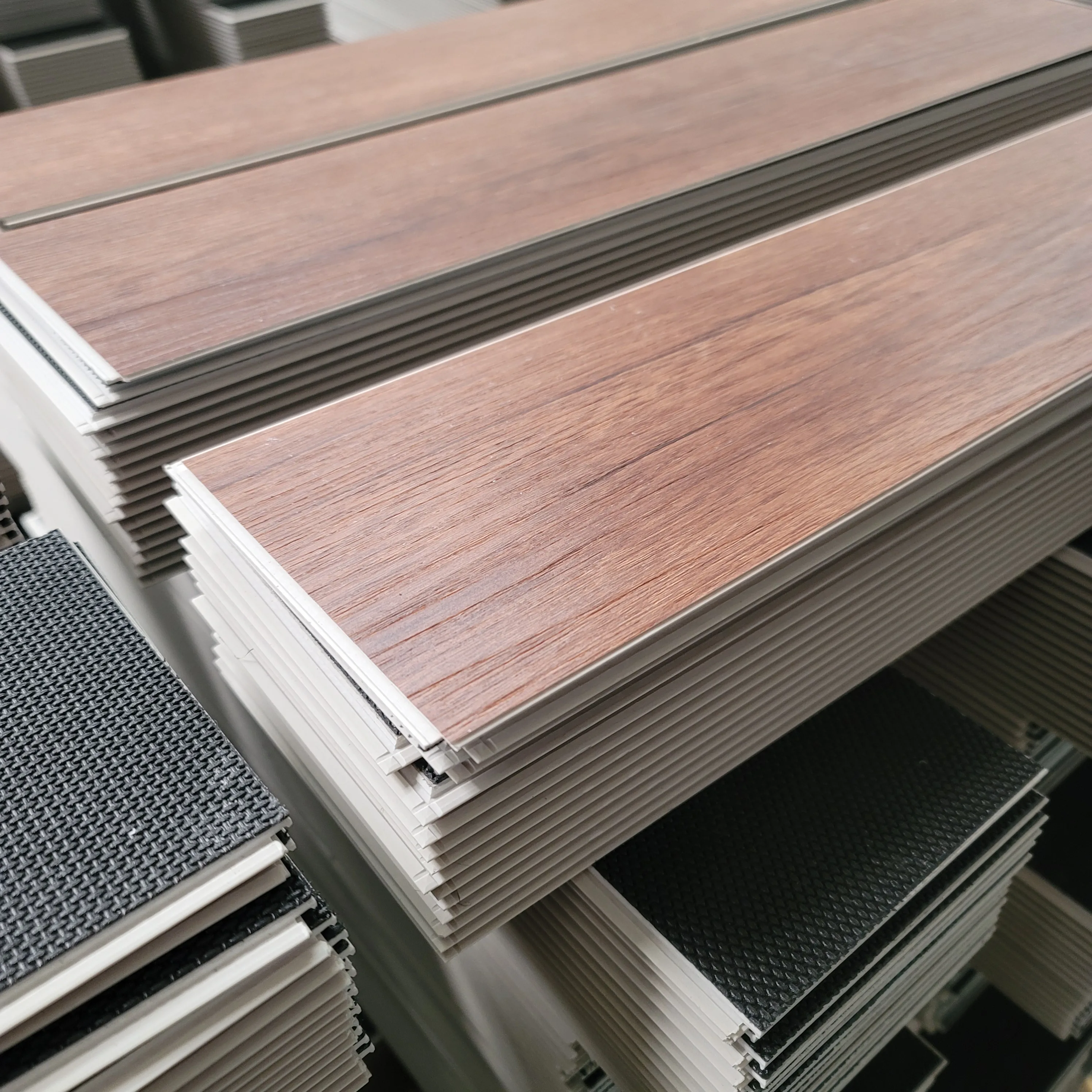 Luxury 4mm/5mm/6mm Click Lock Rigid Spc Flooring Waterproof Plastic Tiles Vinyl Plank Spc Flooring