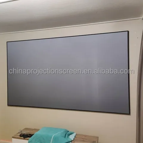 TELON Manufacture Price 120inch ALR Short Throw Fixed Frame Widow Fixed Frame Projector Screen