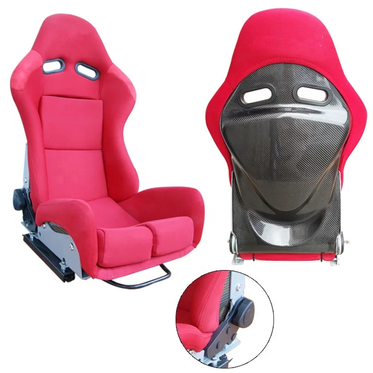 Game Seat Covers Racing Bucket Seat with Adjustable Slide Fit Racing Wheel