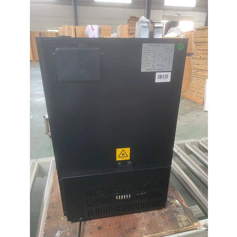 Mini 70L  fridge Refrigerator Glass Door Cooler