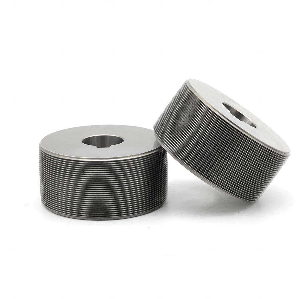 Round Cylindrical Thru-feed Thread Rolling Dies for Machining High Speed Steel