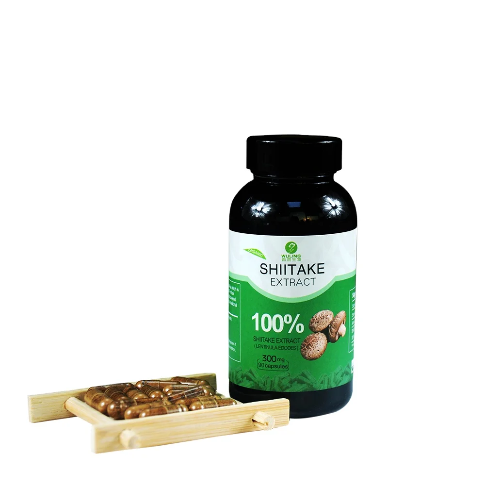 Китай здоровая пища оптовая продажа экстракт грибов шиитаке таблетки OEM частная марка завод-поставщик производитель