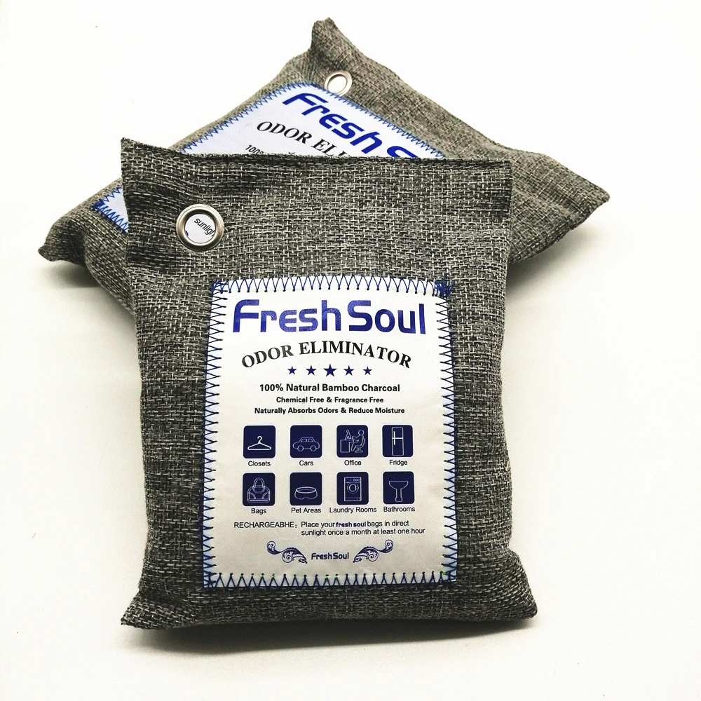 smoke smell remover bamboo charcoal odor eliminator naturally