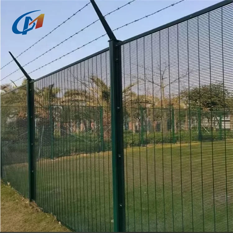 Manufacturer Welded Securi-Mesh Anti Climb Fence 358 Security Mesh Fencing Pvc Coated Clearvu No Climb Fence Panels