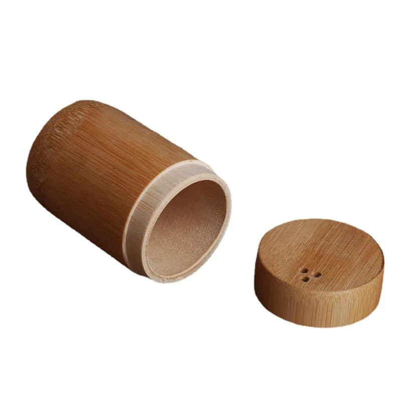 Toothpick Tube Hotel Hotel Commercial Bamboo Toothpick Jar Bamboo Vintage Creative Portable Toothpick Box