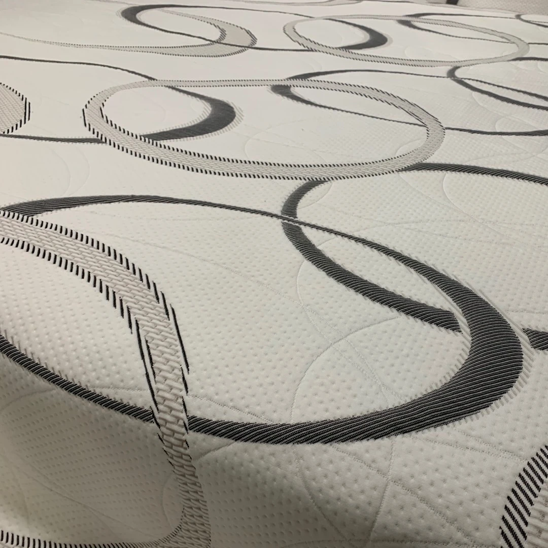 New design 100% polyester 420gsm double jacquard knitted mattresses fabric