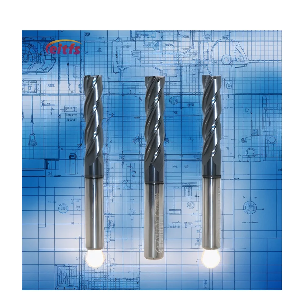 Eitfs endmill china wholesale tungsten carbide end mill cutters inserts for wood lathe turning too fresa plana End Mill