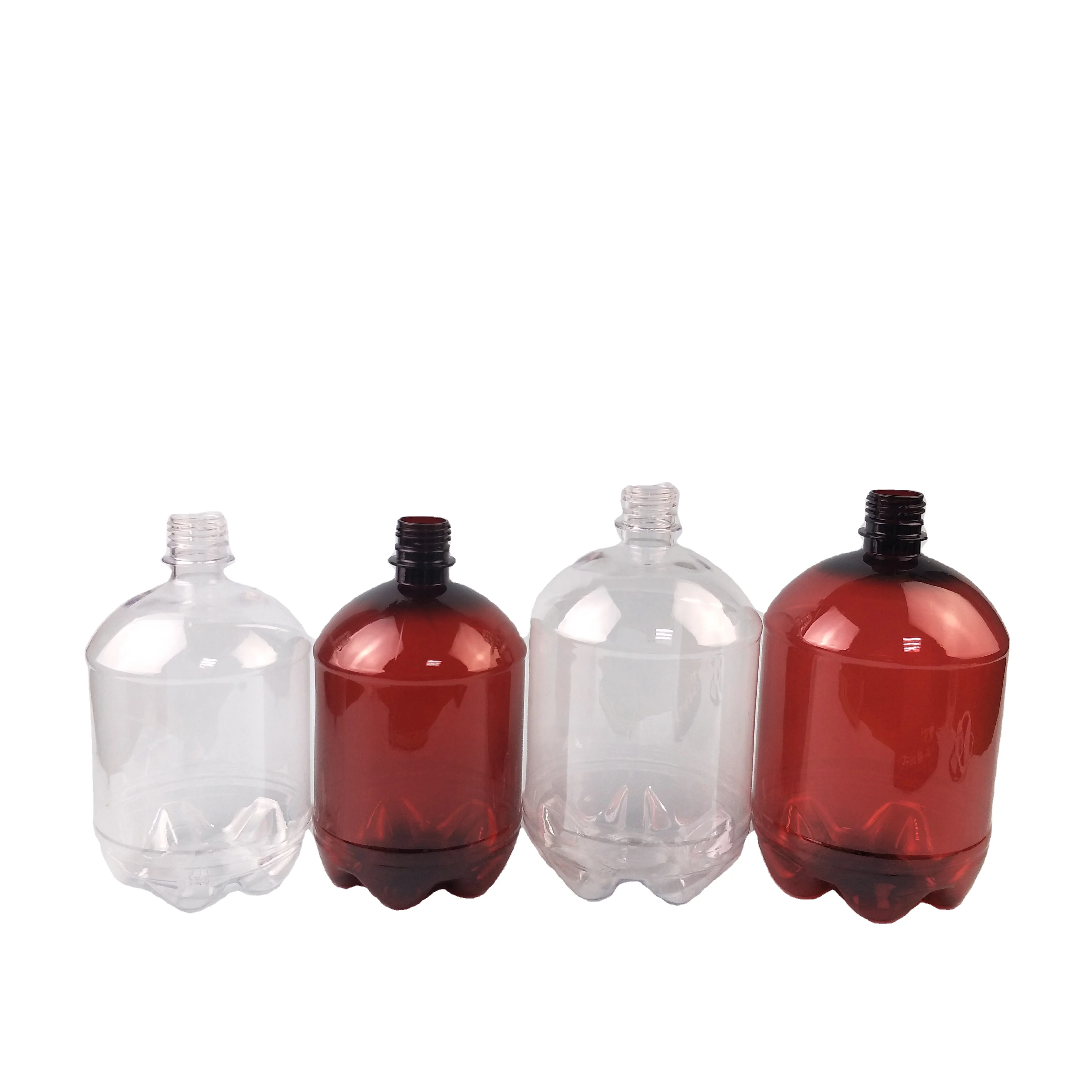 Wholesale 1350Ml Amber Dark Brown Beer Glass Bottle Easy Open End for Beer Juice Use