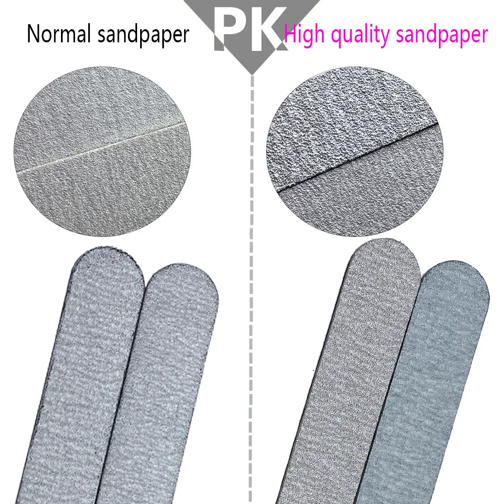 Nail art professional manicurists use file washable lime sand wood veneer high quality polishing strip nail rub