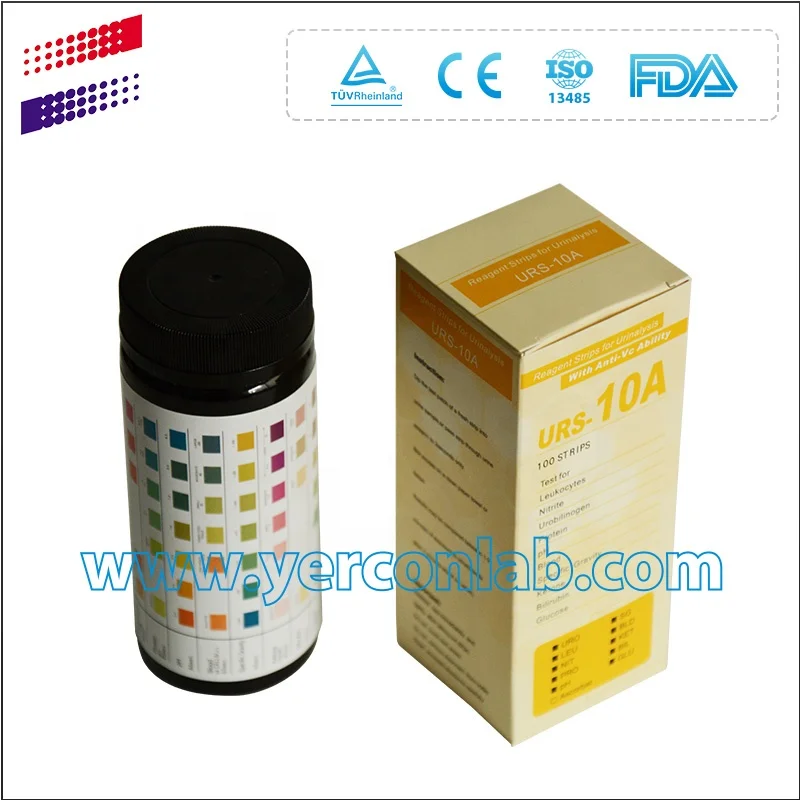 
Yercon made urine tests URS-10A 100pieces/barrel CE ISO13485 