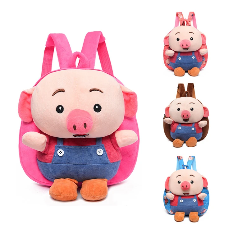 cheap baby mini toddler fashion girls animal plush kids backpack for primery school