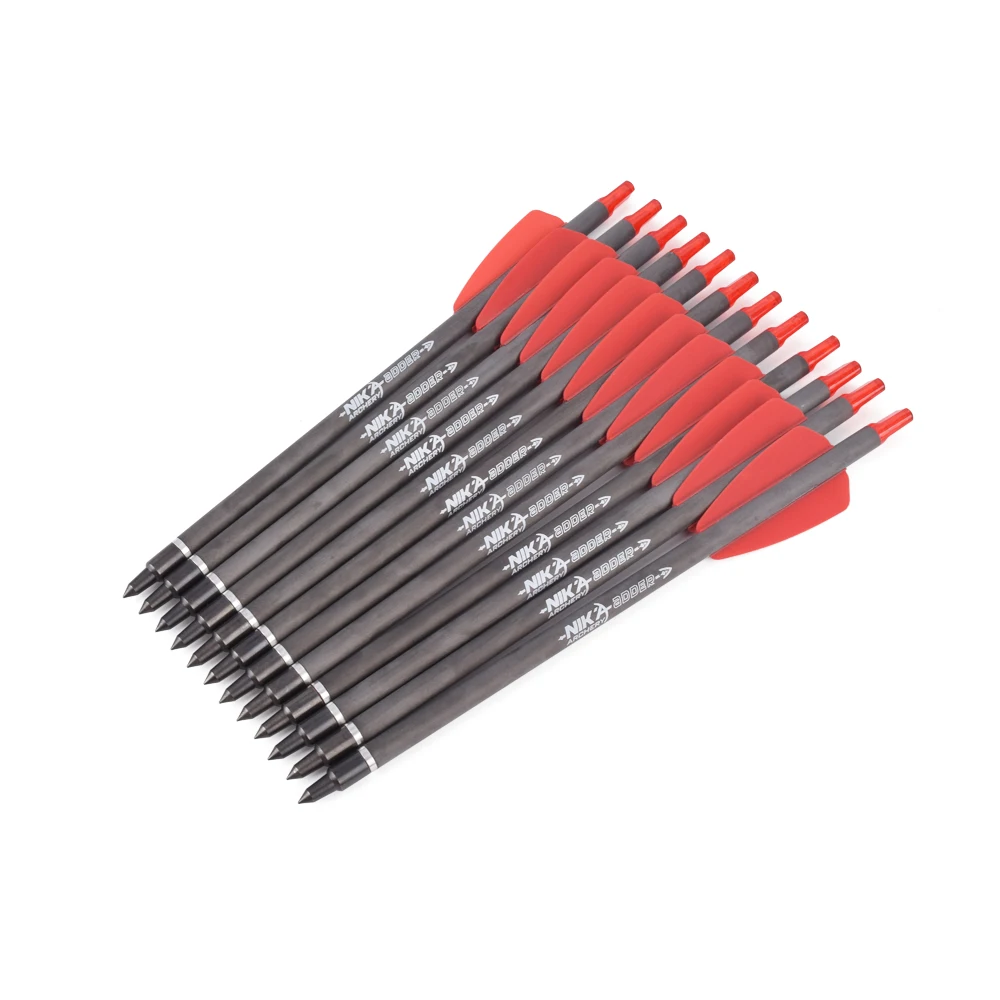 7,5 дюймов Стрельба Из Лука Арбалет Охота карбоновая стрела R9 короткие арбалетные болты арбалетная стрела