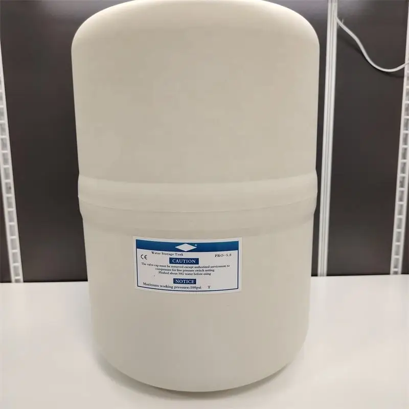 Factory Supply 5 Gallon Water Storage Pressure Tank Plastic Steel Tank For Home Use Ro System Parts