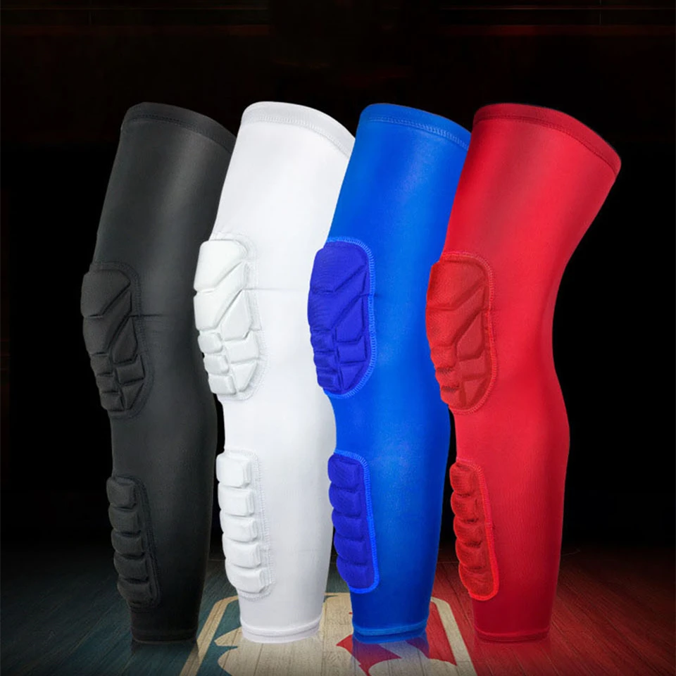 Профессиональные спортивные наколенники с защитной подушкой для баскетбола футбола верховой езды волейбола сотовые