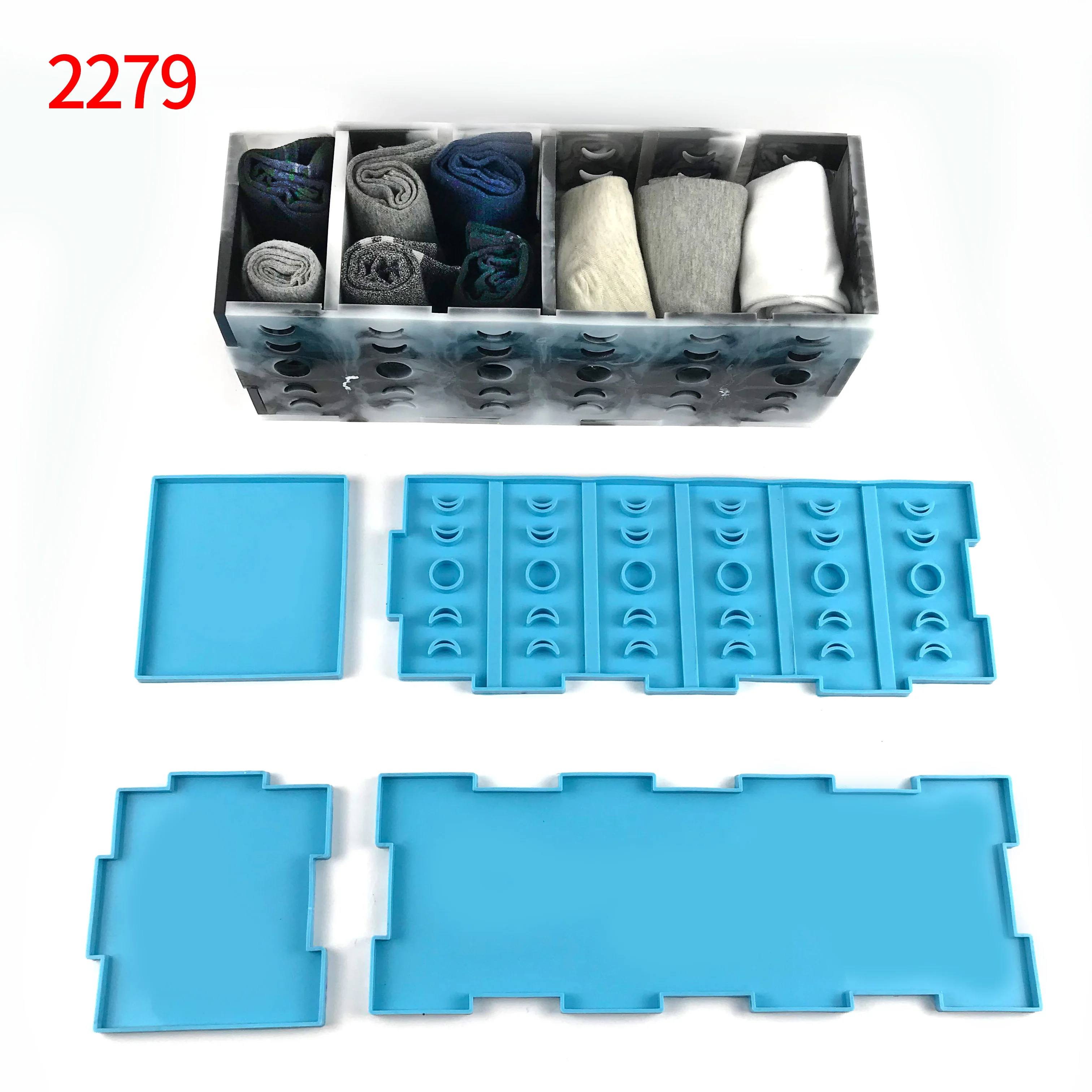 2279 органайзер для нижнего белья, коробка для хранения косметики, символ, форма для полки, силиконовая форма для смолы, форма для смолы, сделай сам, ручная работа