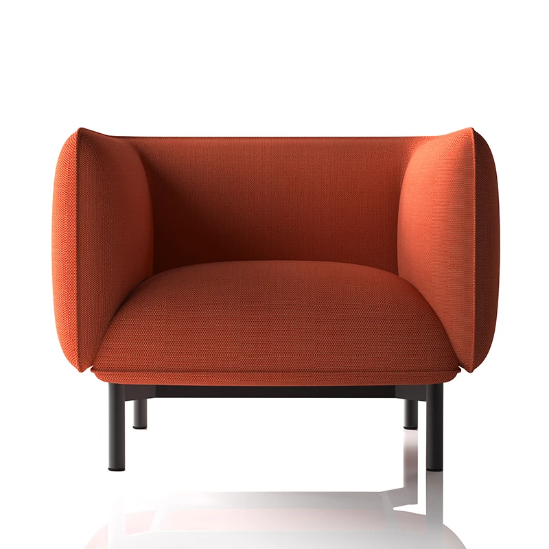 Modern commercial office living room home furniture visitor reception sofa set