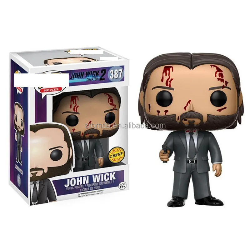 Hot Sales John Wick TV Movies Collection Model Toy John Wick With Dog #580 #387 Vinyl Figurine Doll Gift Anime PVC Action Figure