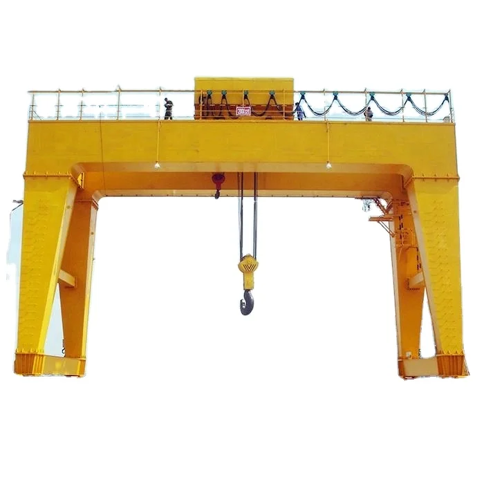 Double girder gantry crane MG model winch trolley CHINT brand electrics for sale
