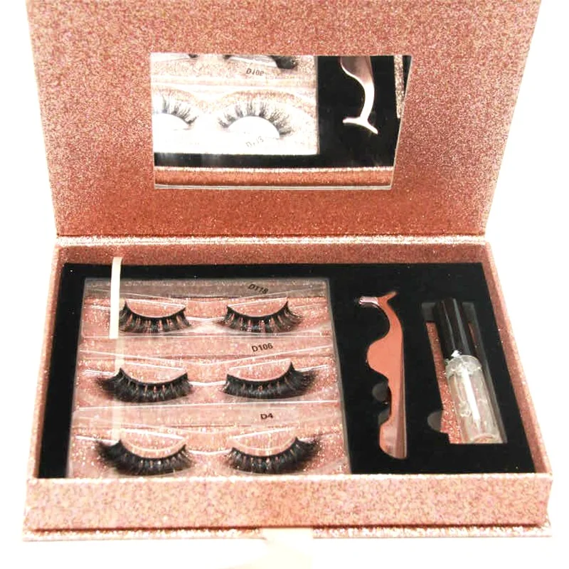 
Wholesale 3D Mink Magnetic Eyelashes, Hot Sale 5 Magnets Magnetic False Eyelashes, 6D 5D 3D 25mm Faux Mink Eyelash Extensions 
