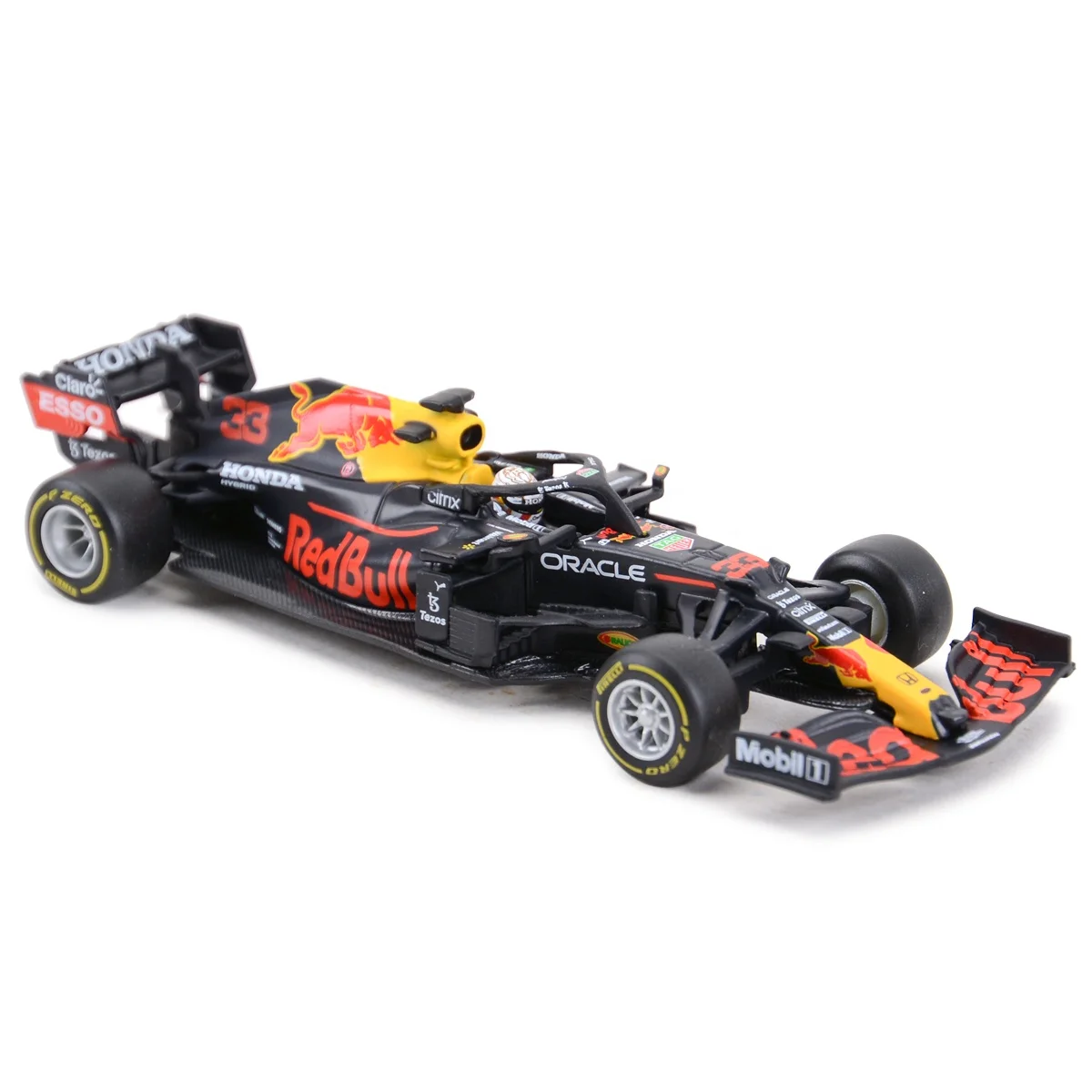 1:43 Bburago Для RedBull 2021 F1 RB16B гоночная формула один литая под давлением Коллекционная модель автомобиля игрушки акриловая коробка
